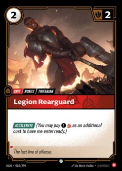 OGN-010 - Legion Rearguard - Common - Foil