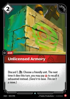 OGN-023 - Unlicensed Armory - Uncommon