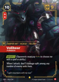 OGN-041a - Volibear, Furious (alt) - Showcase - Foil