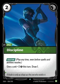 OGN-058 - Discipline - Uncommon
