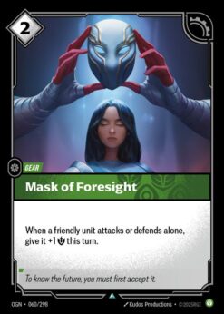 OGN-060 - Mask of Foresight - Uncommon