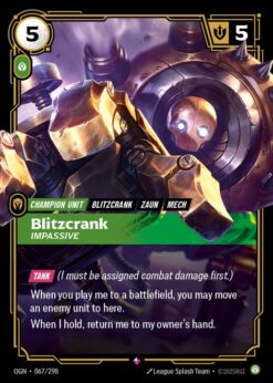 OGN-067 - Blitzcrank - Impassive - Rare - Foil