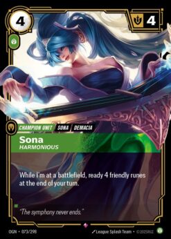 OGN-073 - Sona - Harmonious - Rare - Foil
