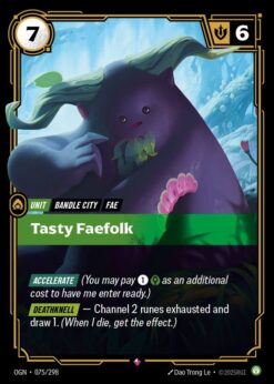 OGN-075 - Tasty Faefolk - Rare - Foil