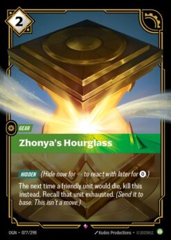 OGN-077 - Zhonya's Hourglass - Rare - Foil