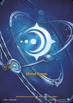 OGN-089a - Mind Rune (alt) - Showcase - Foil
