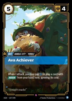 OGN-107 - Ava Achiever - Rare - Foil