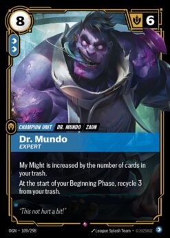OGN-109 - Dr. Mundo - Expert - Rare - Foil