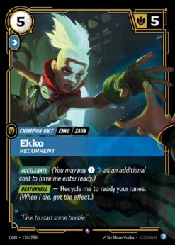 OGN-110 - Ekko - Recurrent - Rare - Foil