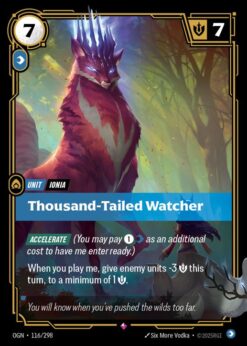 OGN-116 - Thousand-Tailed Watcher - Rare - Foil