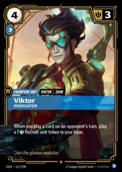 OGN-117 - Viktor - Innovator - Rare - Foil