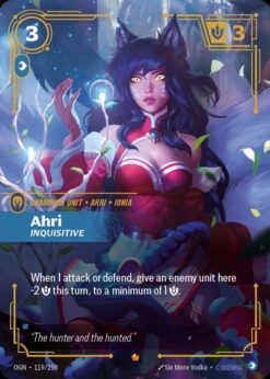 OGN-119 - Ahri - Inquisitive - Epic - Foil