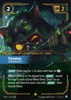 OGN-121a - Teemo, Strategist (alt) - Showcase - Foil