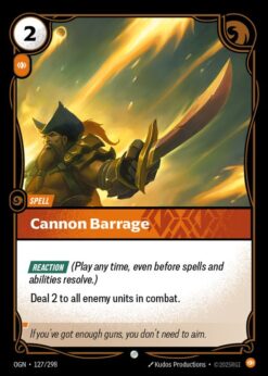 OGN-127 - Cannon Barrage - Common