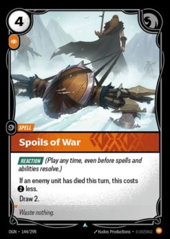 OGN-144 - Spoils of War - Uncommon