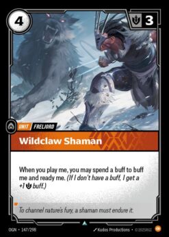 OGN-147 - Wildclaw Shaman - Uncommon