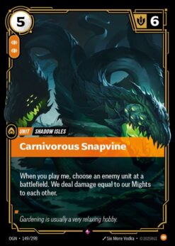 OGN-149 - Carnivorous Snapvine - Rare - Foil
