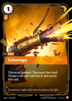 OGN-156 - Sabotage - Rare - Foil