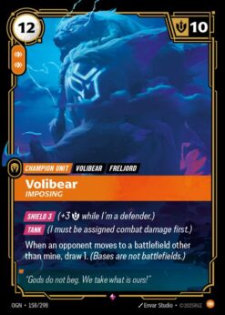 OGN-158 - Volibear - Imposing - Rare - Foil