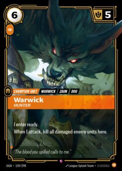 OGN-159 - Warwick - Hunter - Rare - Foil