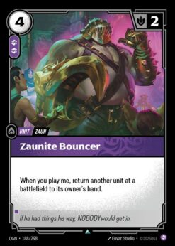 OGN-188 - Zaunite Bouncer - Uncommon