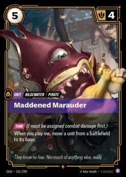 OGN-191 - Maddened Marauder - Rare