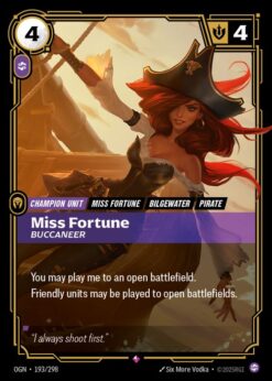 OGN-193 - Miss Fortune - Buccaneer - Rare - Foil