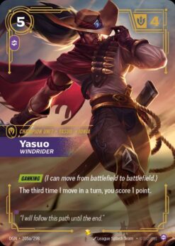 OGN-205a - Yasuo, Windrider - Showcase - Foil