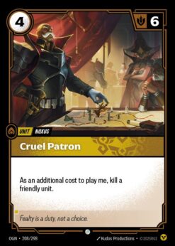 OGN-208 - Cruel Patron - Common - Foil