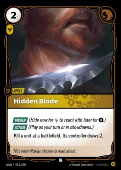 OGN-213 - Hidden Blade - Common