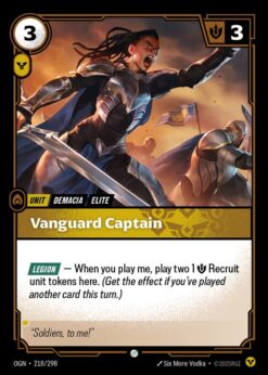 OGN-218 - Vanguard Captain - Common
