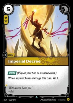 OGN-221 - Imperial Decree - Uncommon