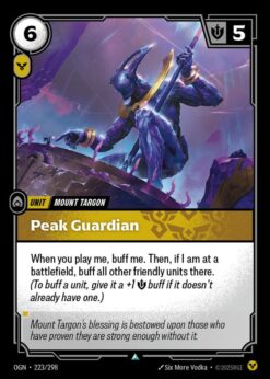 OGN-223 - Peak Guardian - Uncommon