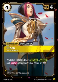 OGN-232 - Fiora - Victorious - Rare - Foil