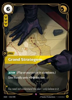 OGN-233 - Grand Strategem - Rare - Foil