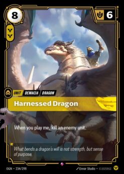 OGN-234 - Harnessed Dragon - Rare - Foil