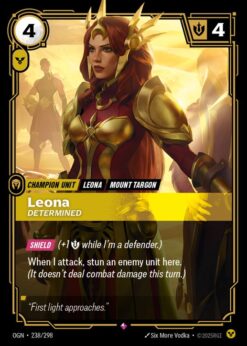 OGN-238 - Leona - Determined - Rare - Foil