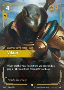 OGN-246a - Viktor, Leader (alt) - Showcase - Foil