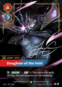 OGN-299* - Daughter of the Void - Showcase - Foil