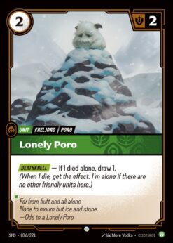 SFD-036 - Lonely Poro - Common