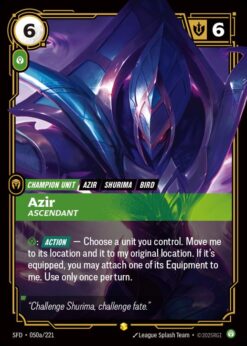 SFD-050a - Azir - Ascendant (Alternate Art) - Showcase - Foil