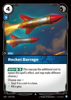 SFD-077 - Rocket Barrage - Uncommon