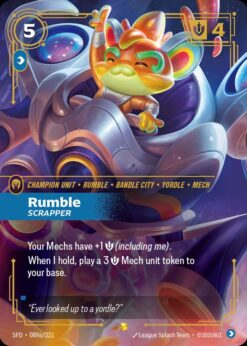 SFD-089a - Rumble - Scrapper (Alternate Art) - Showcase - Foil