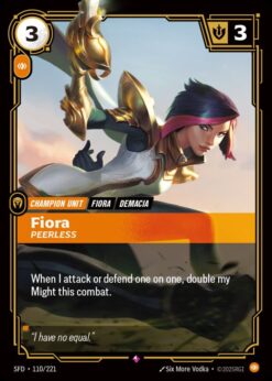 SFD-110 - Fiora - Peerless - Rare - Foil