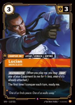 SFD-113 - Lucian - Merciless - Rare - Foil