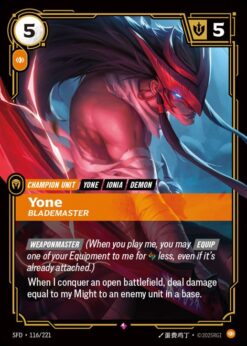 SFD-116 - Yone - Blademaster - Rare - Foil