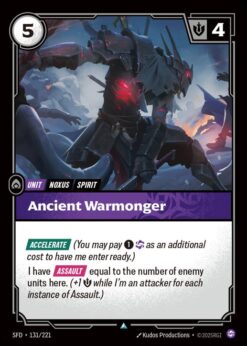 SFD-131 - Ancient Warmonger - Uncommon