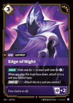 SFD-139 - Edge of Night - Rare - Foil