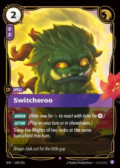 SFD-145 - Switcheroo - Rare - Foil