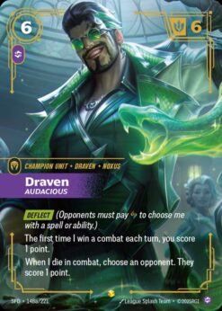 SFD-148a - Draven - Audacious (Alternate Art) - Showcase - Foil